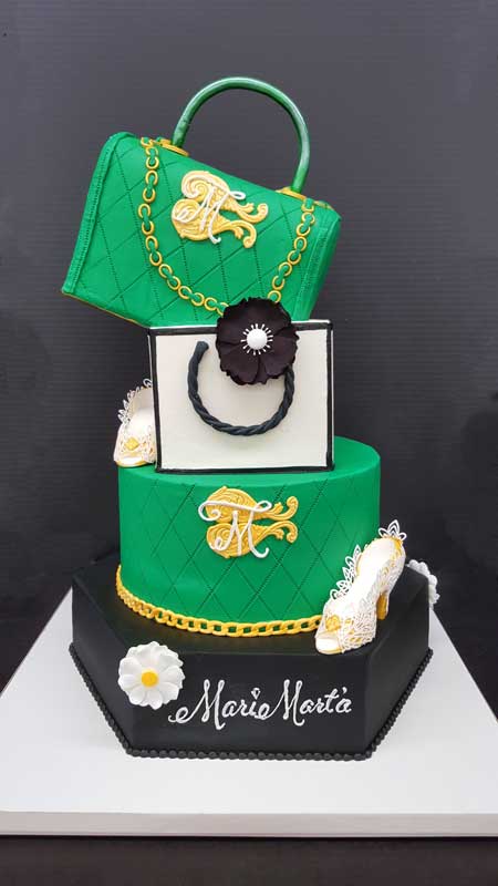 Handbag Cake Topper  Handbag cake, Handbag cakes, Chanel birthday